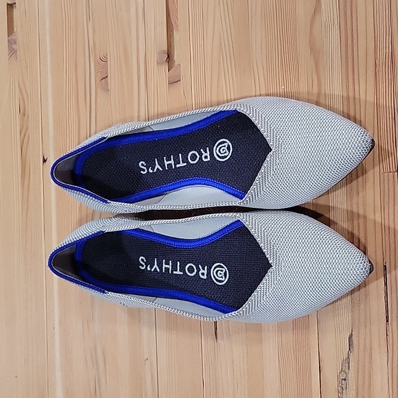Gray Rothy's Pointed Toe Flats - Picture 2 of 7